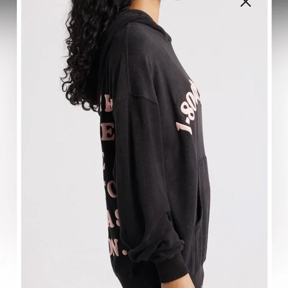 1-800 Logo High Pile Fleece Hoodie - Picture 3 of 13